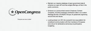 OC_enhancements OpenCongress planned enhancements