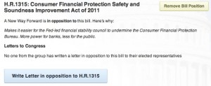 PPF's open letters to Congress from issue-based groups, generating open data made possible by open data.